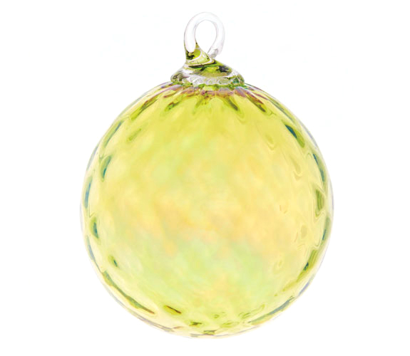 Peridot Pistachio Ornament August Birthstone   by Glass Eye Studio